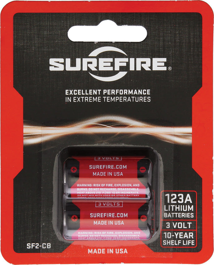 123A Batteries Pack of 2 - SFRSF2CB