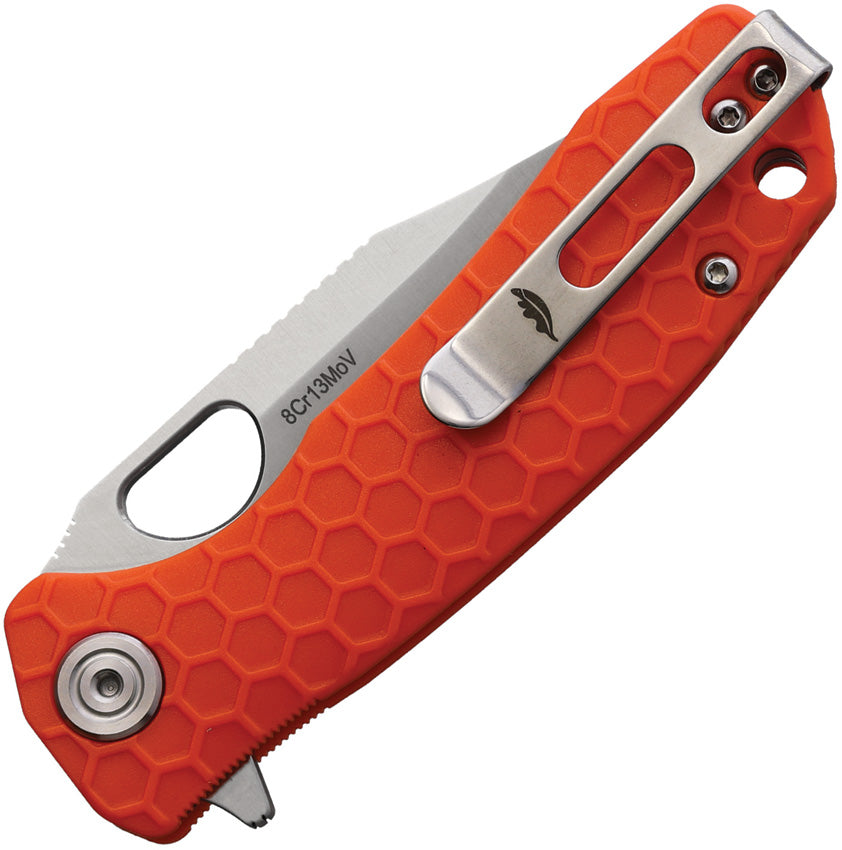 Small Linerlock Clip Orange - HB4080