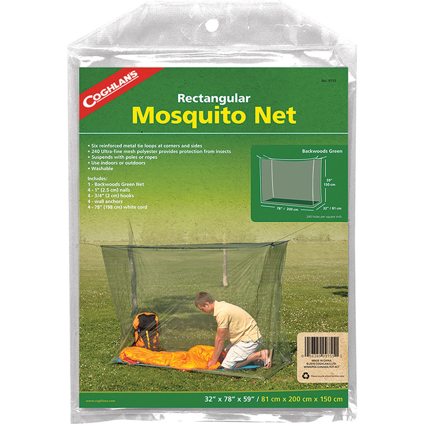Rectangular Mosquito Net Green - CGN9755