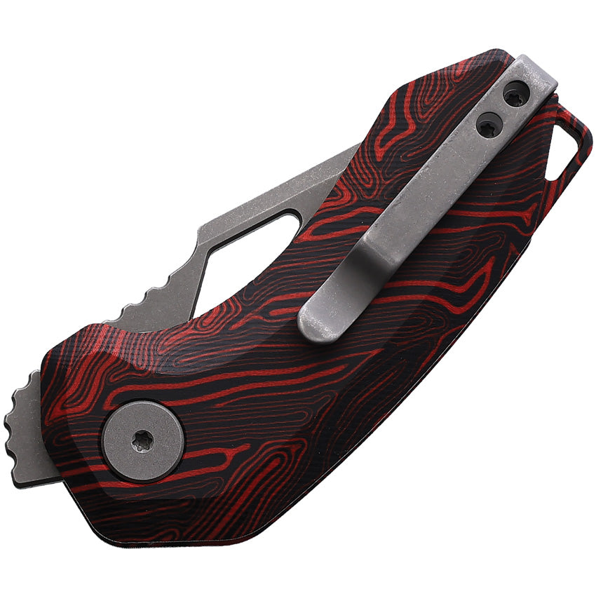 Djinn Linerlock Blk/Red G10 - DMN015BKRD