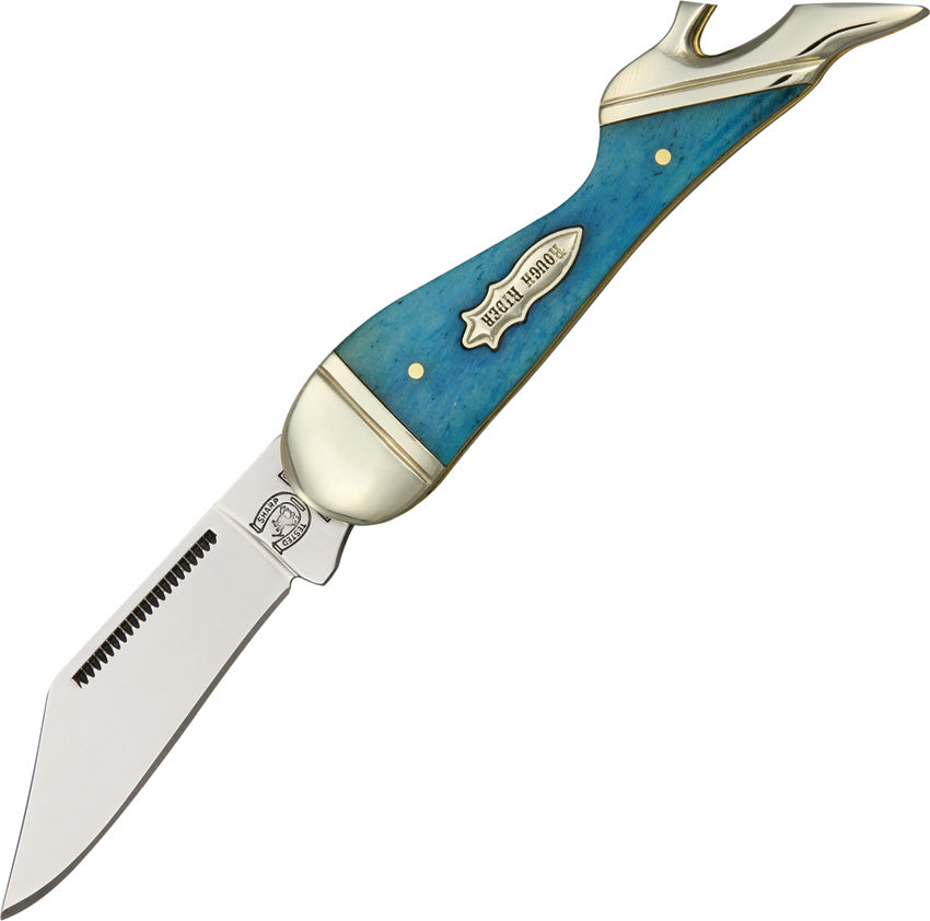 Small Leg Knife Blue Bone - RR1269