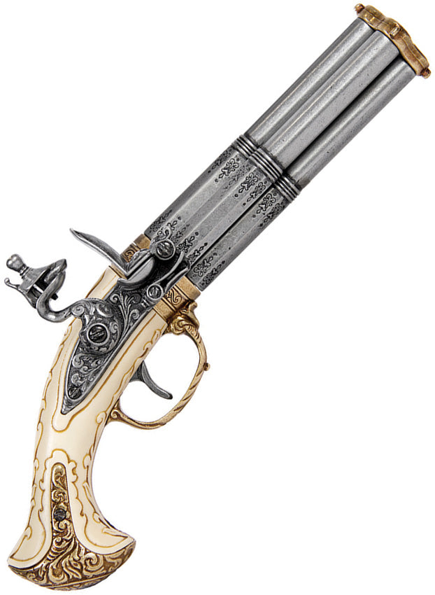 Revolving 4 Barrel Flintlock - DX1310
