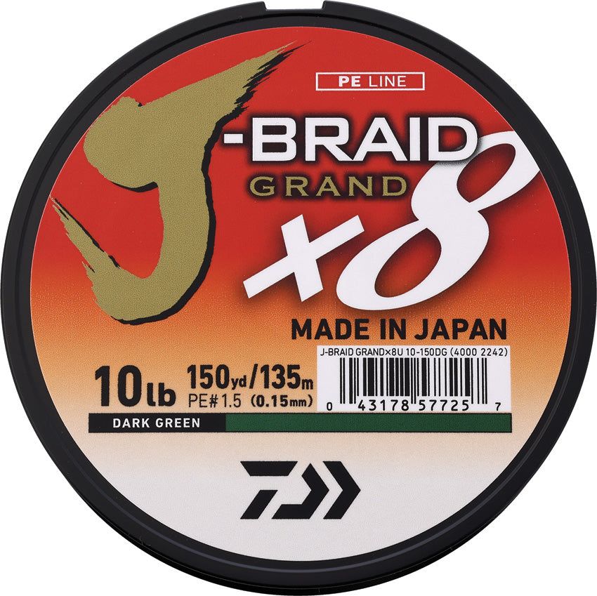 J-Braid Grand Line 10/150 DG - DIAJBGD8U10D