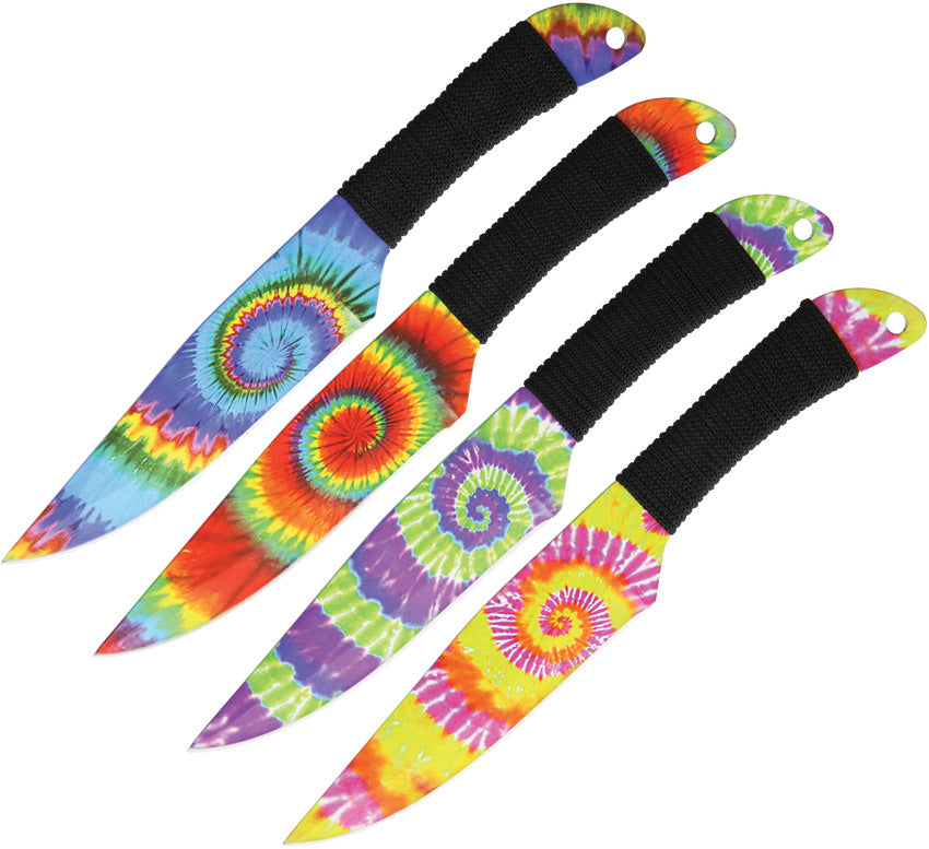 Tie Dye Throwing Knives - WB1023