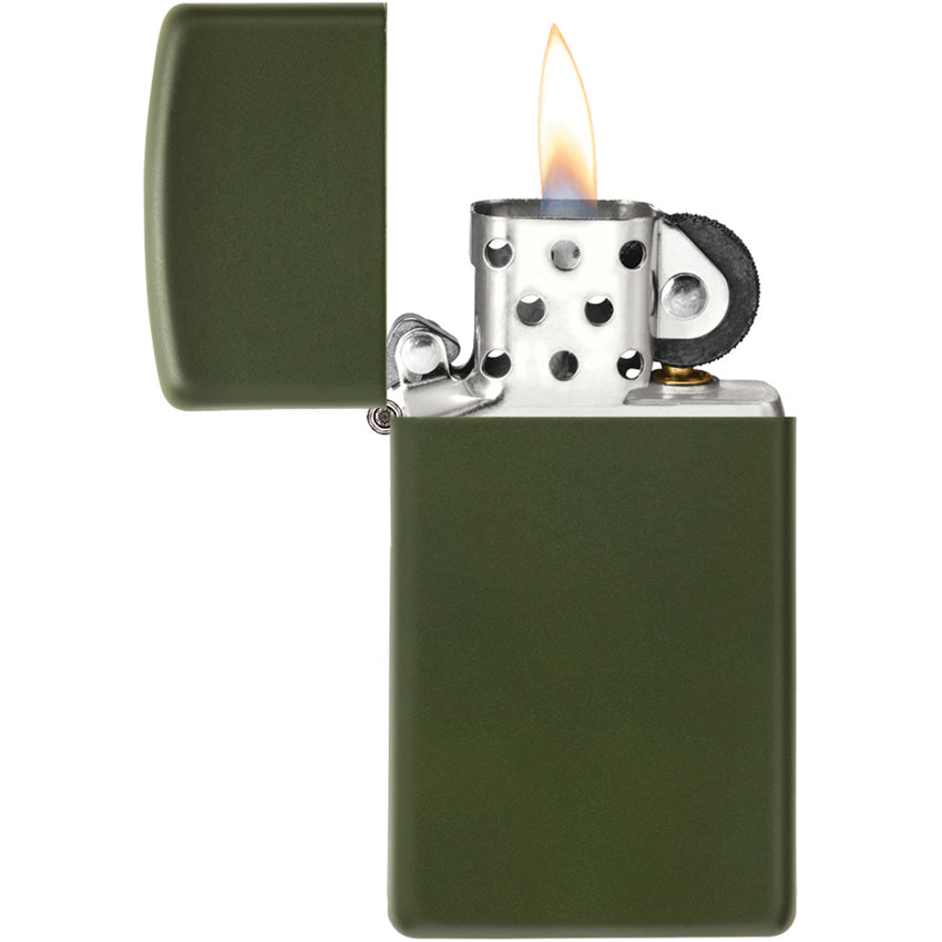 Slim Lighter Matte Green - ZO13340