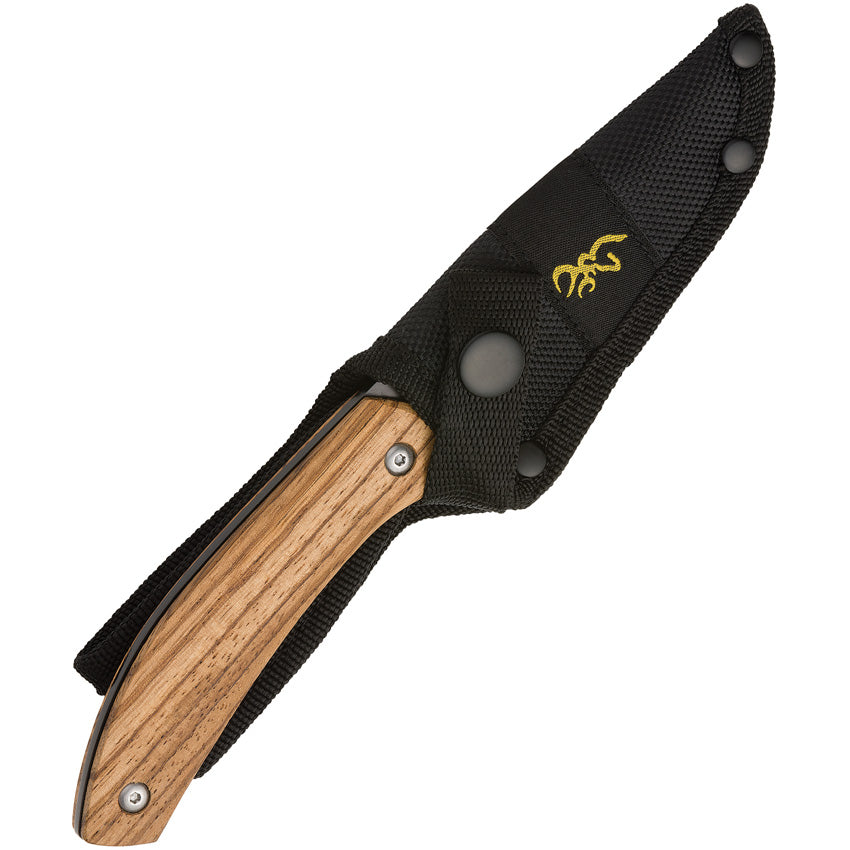 Fixed Blade Zebra Wood - BR0491