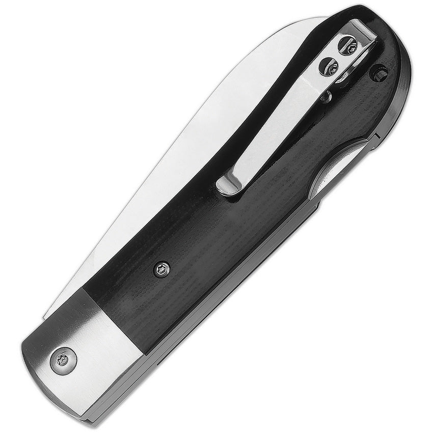 Worker Lockback Black G10 - QS128A