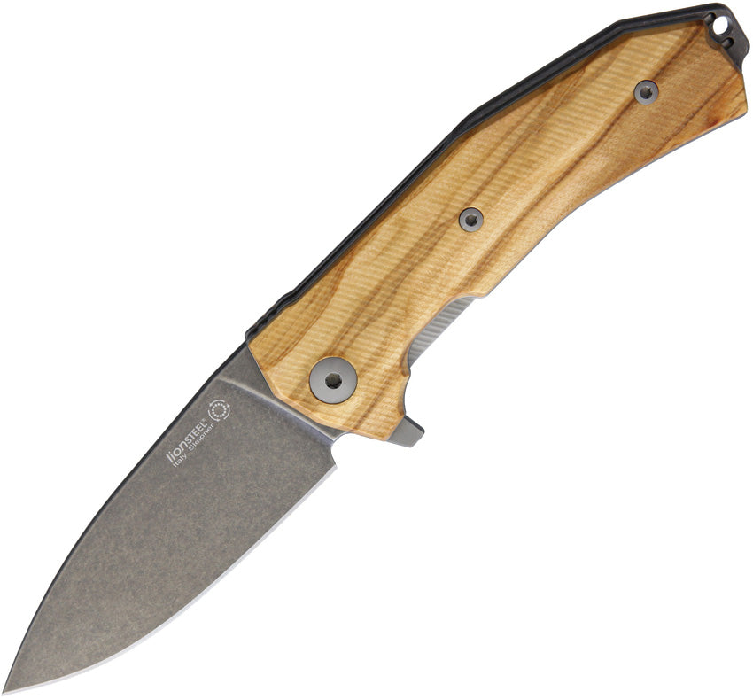 KUR Linerlock Olive Wood - LSTKURBUL