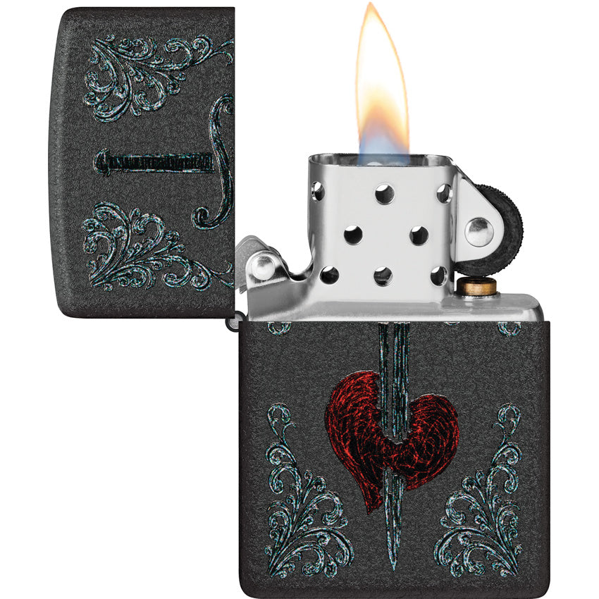 Heart Dagger Tattoo Lighter - ZO53240