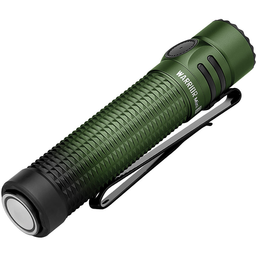 Warrior Mini 3 Flashlight Grn - OLTWRMINI3FORG