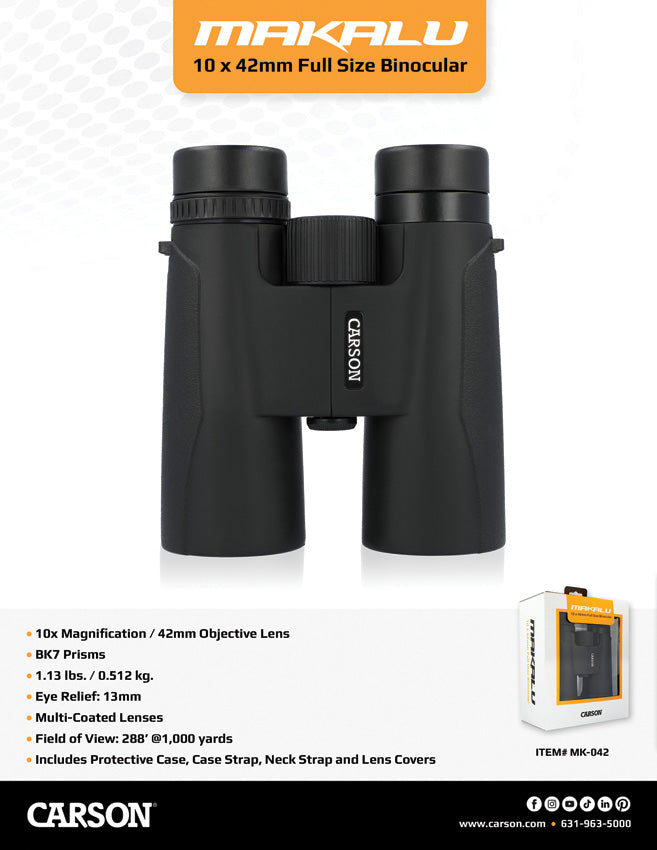Makalu 10x42 Lt Wt Binoculars - COMK042