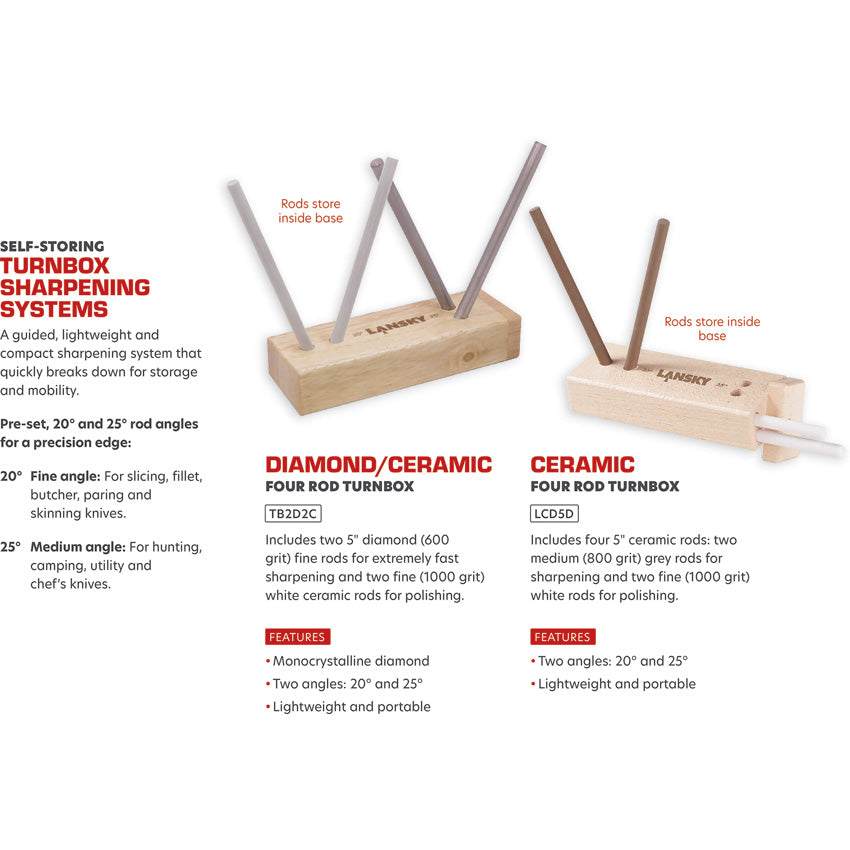 LCD5D Turn-Box Knife Sharpener - LCD5D