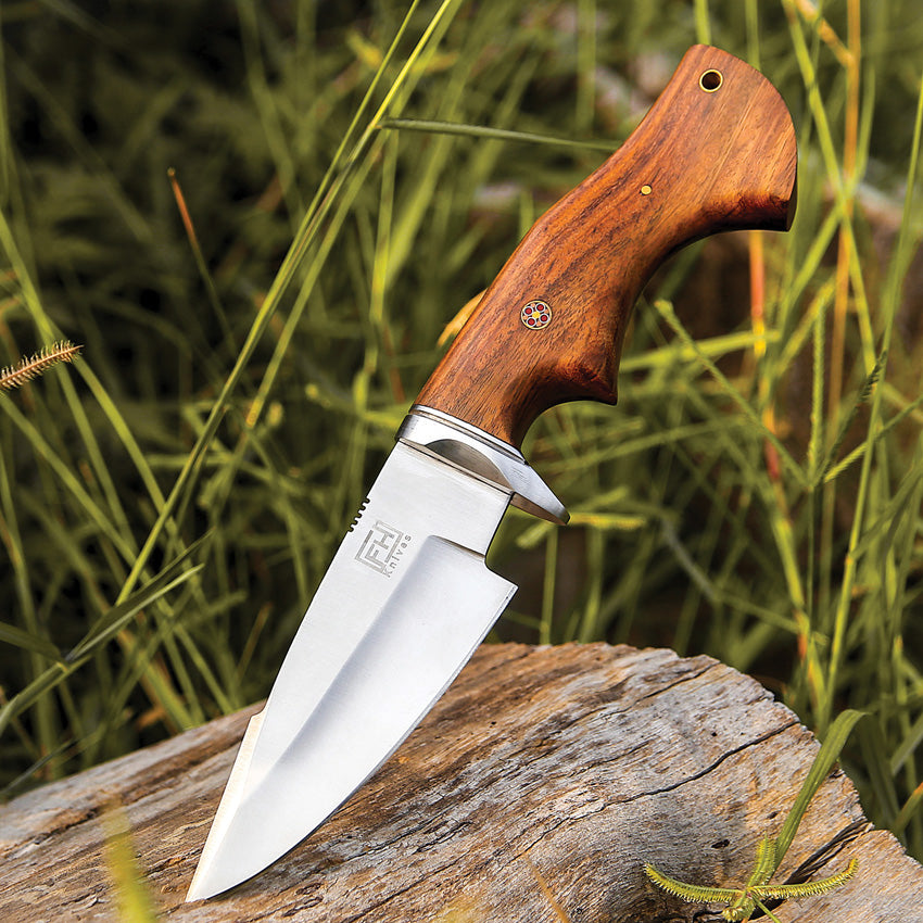 Fixed Blade Brown Wood - FHKMLK002
