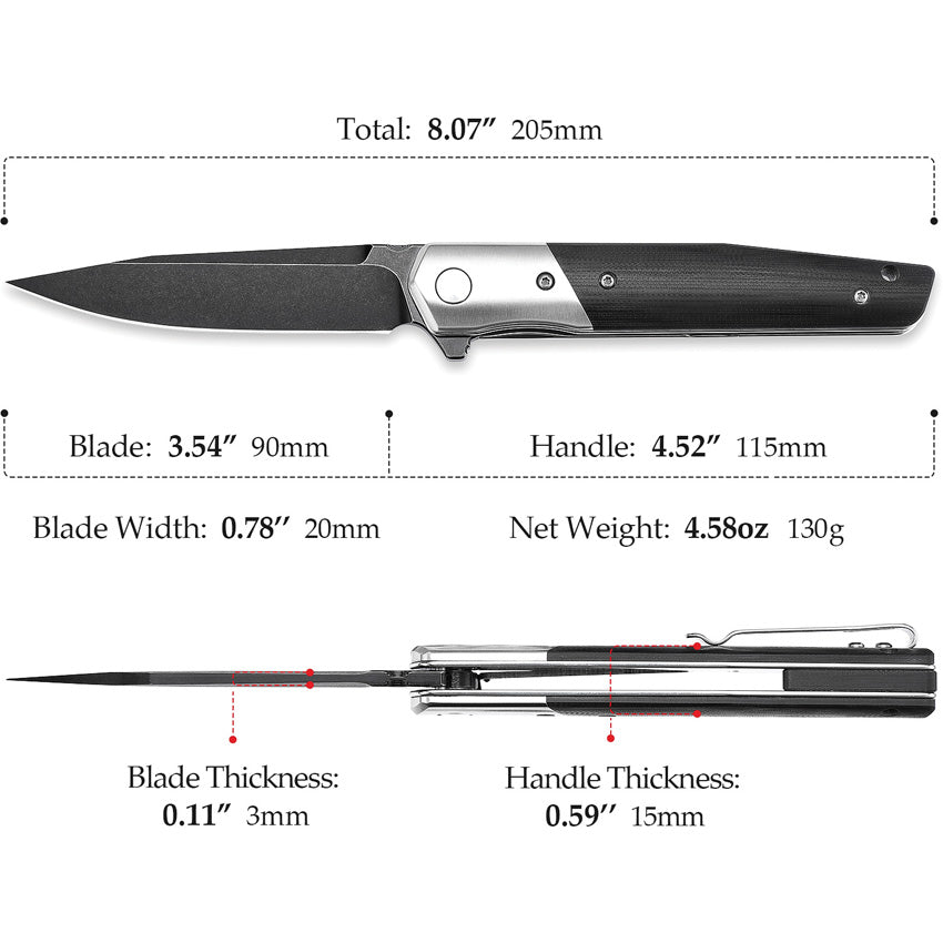 Leominor Linerlock Black - TVXW01BKG