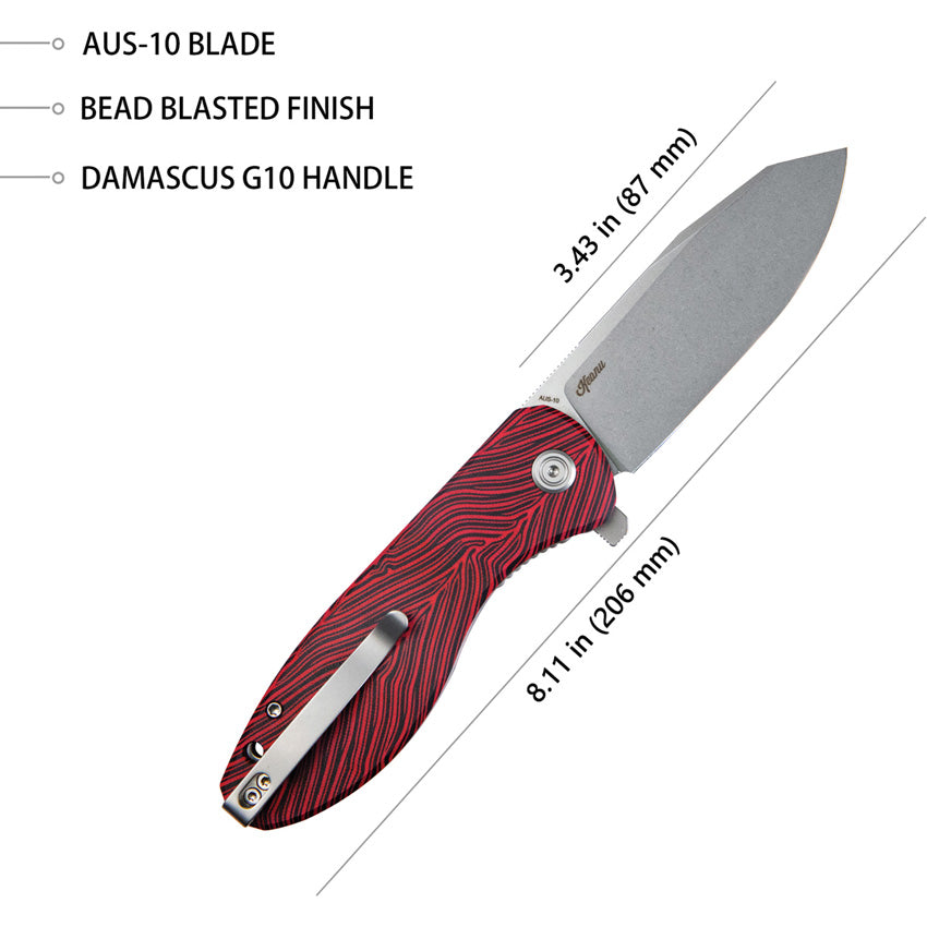 Master Chief Linerlock Red - KUB358J