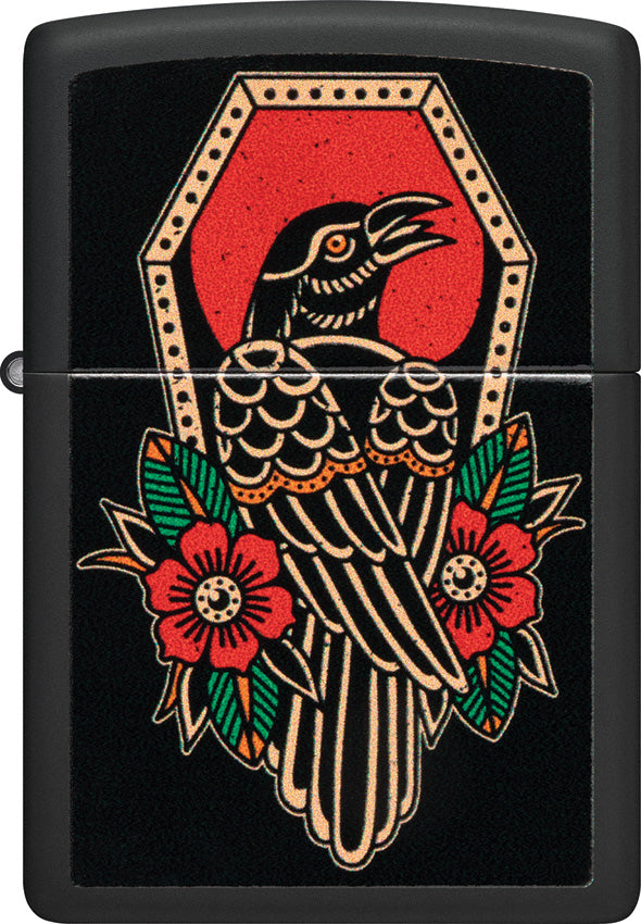 Crow Tattoo Design Lighter - ZO74053