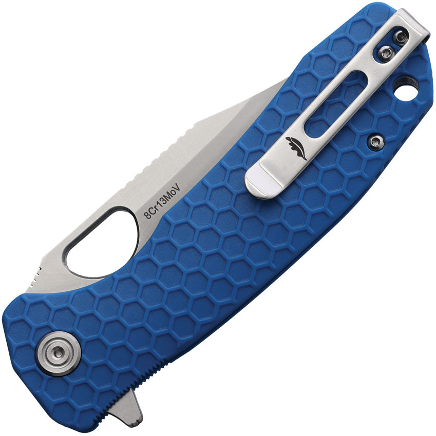 Large Linerlock Clip Blue - HB4066