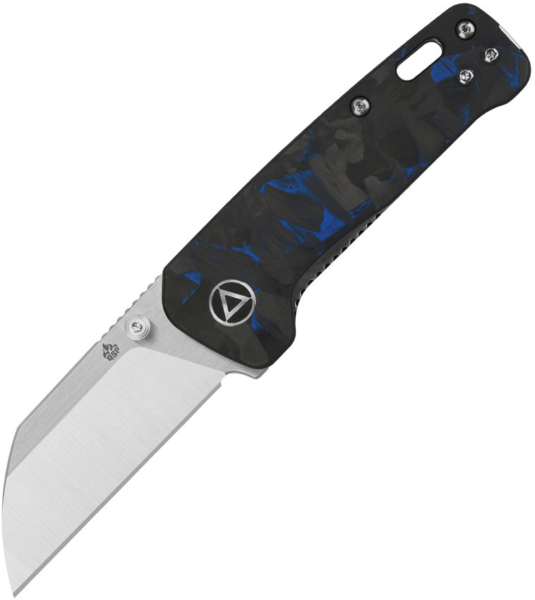 Mini Penguin Linerlock Blue CF - QS130XSD1
