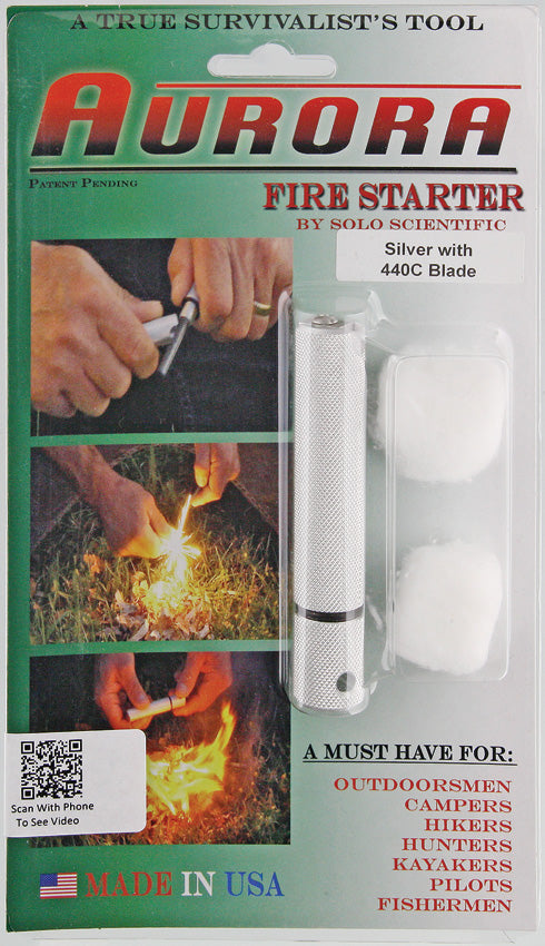 Survival Fire Starter Black - AFS440CBRP