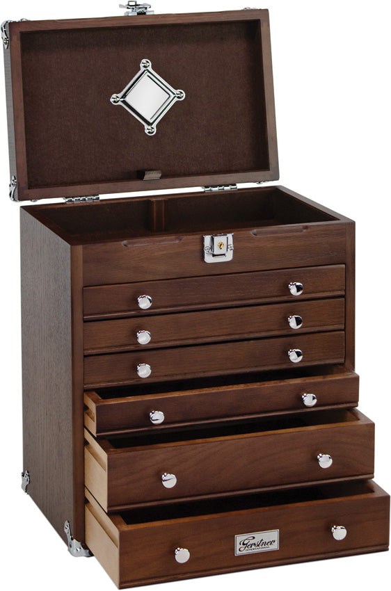 6-Drawer Collector's Chest Oak - GERT16D