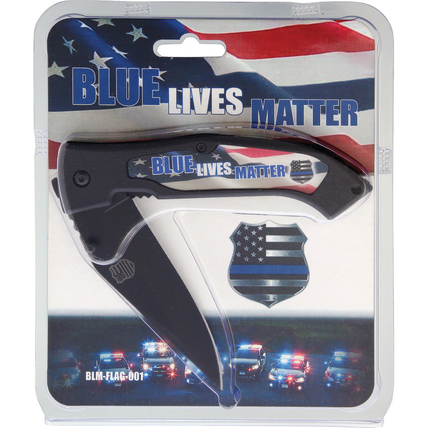 Blue Lives Matter Linerlock - M4439