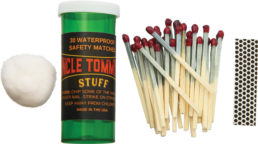 30 Waterproof Safety Matches - UTS006