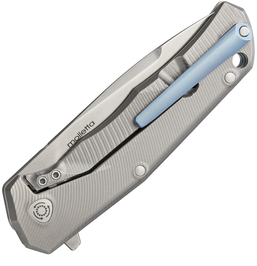 TRE Titanium Framelock Blue - LSTTREBL