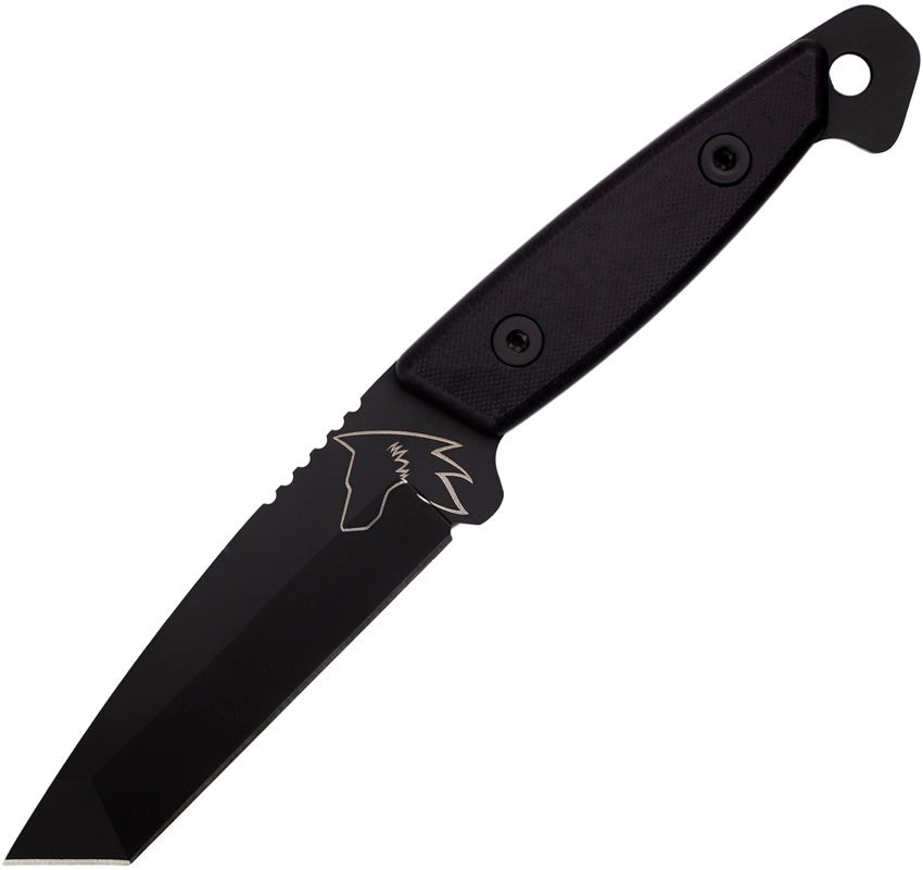 Wolf Fixed Blade Black - TQ002