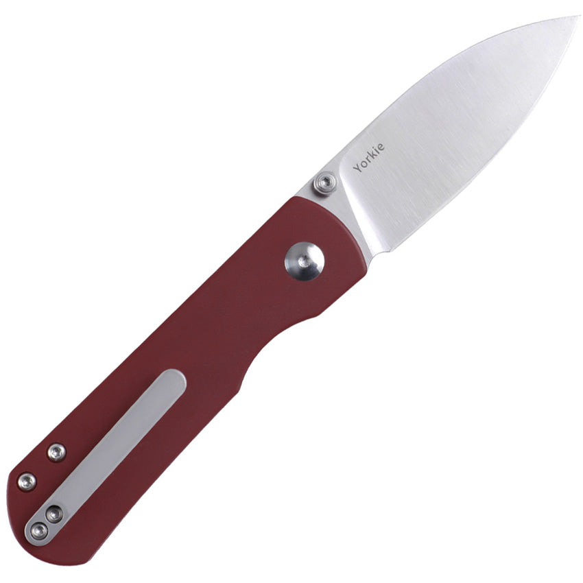 Yorkie Linerlock Red Micarta - KI3525S1