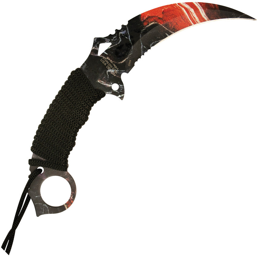 Karambit Fixed Blade Red - MT2076GLX