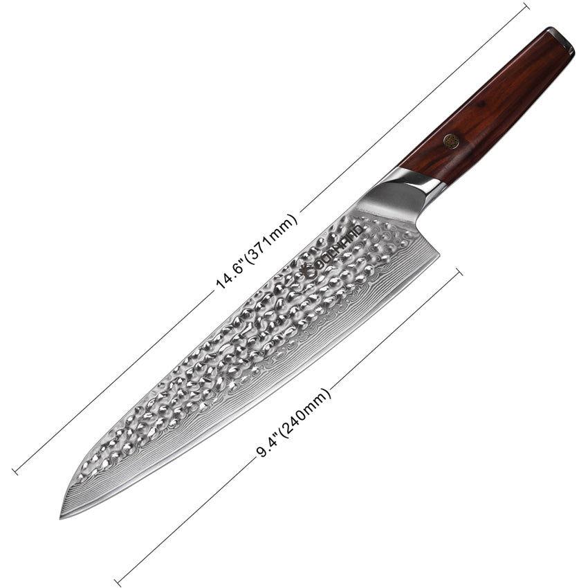 Chef Knife Cocobolo Wood - CLH7199DCB