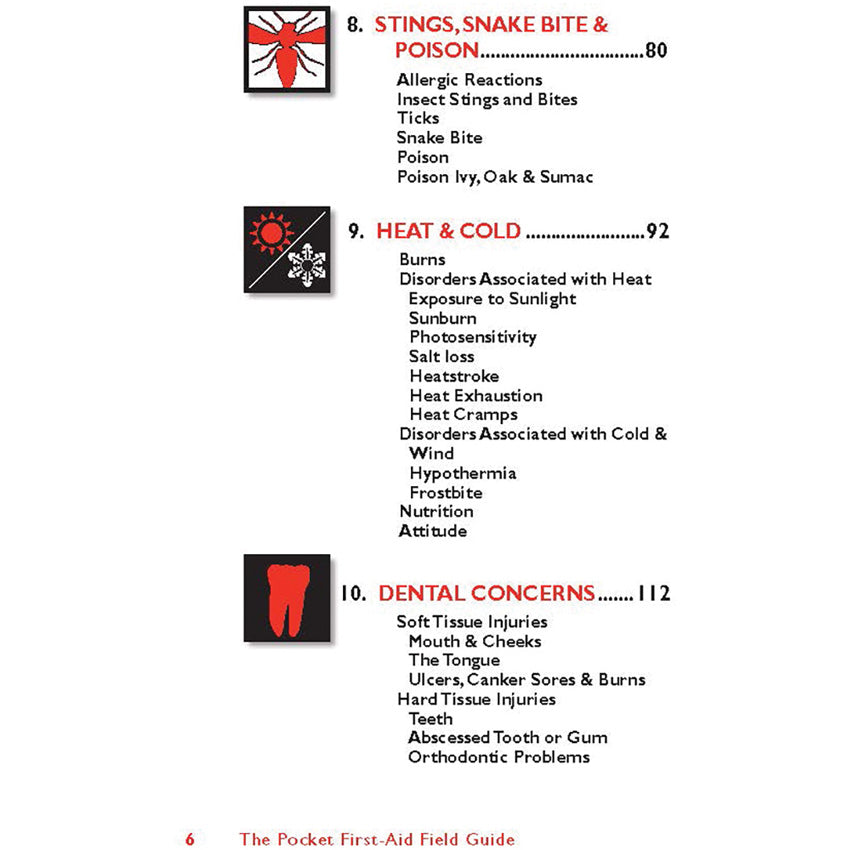 Pocket First-Aid Field Guide - BK184