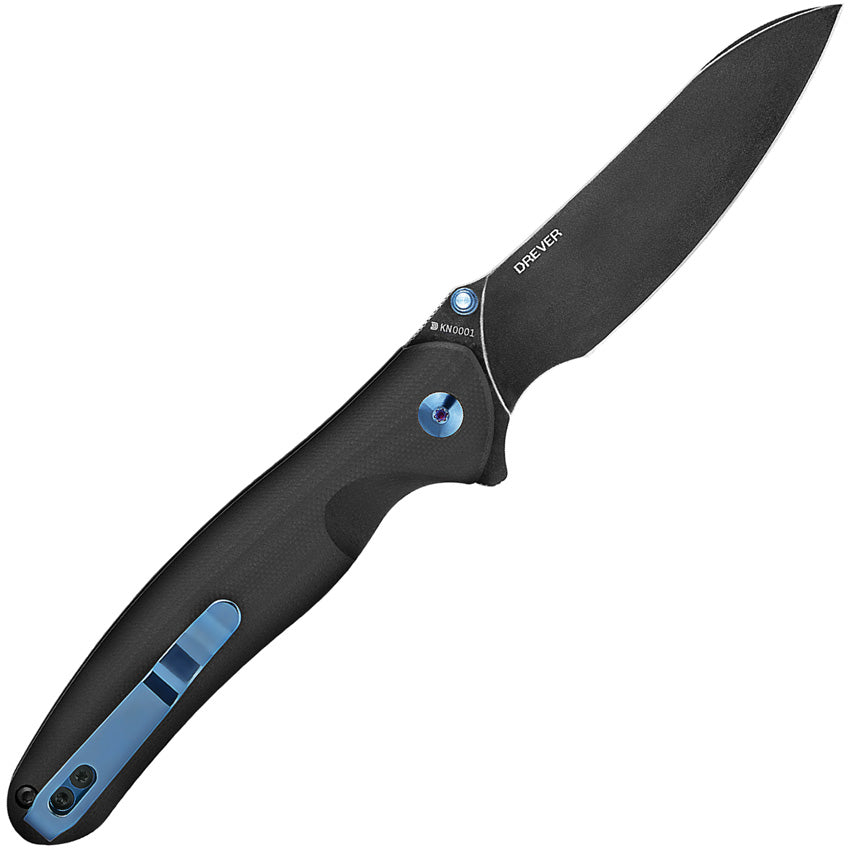 Drever Linerlock Black - OLTDREVERBK