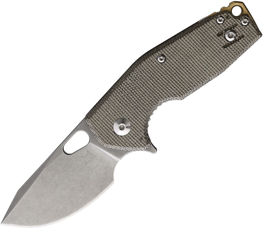 Suru Linerlock OD Micarta - FOX526LIMOD