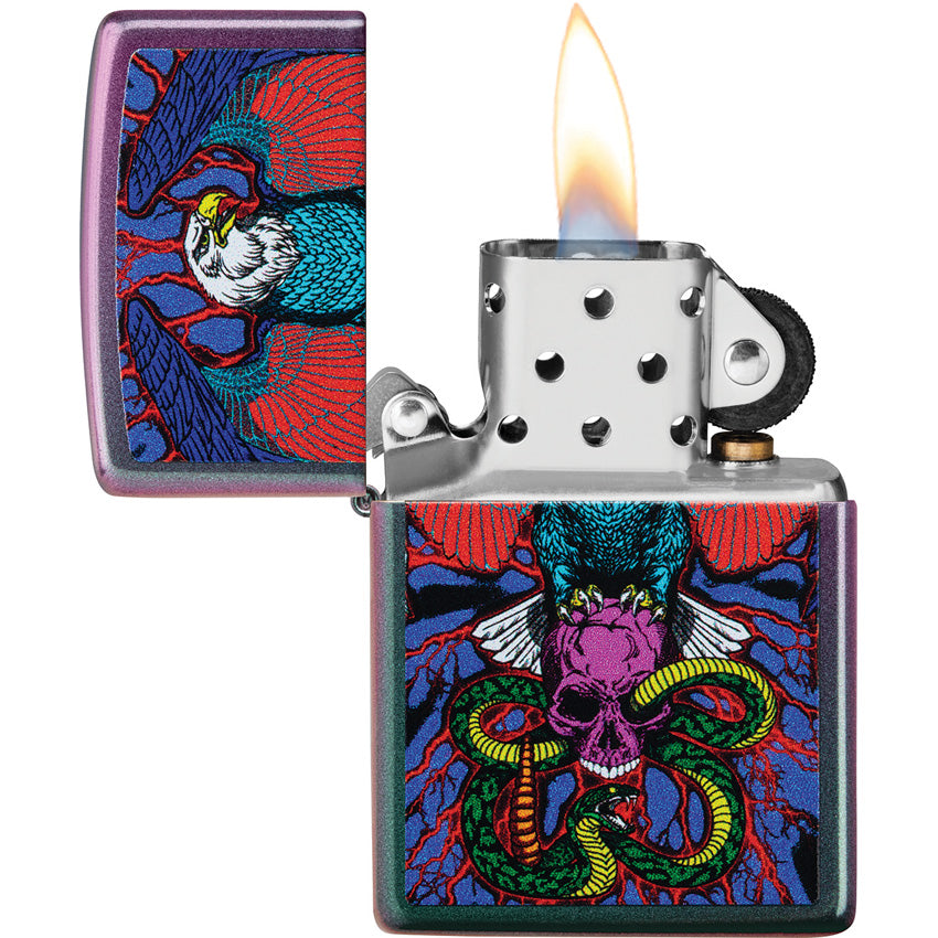 Eagle, Snake, Skull Lighter - ZO70429