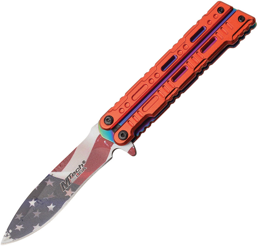 Flag Linerlock A/O Red - MTA1123RRD