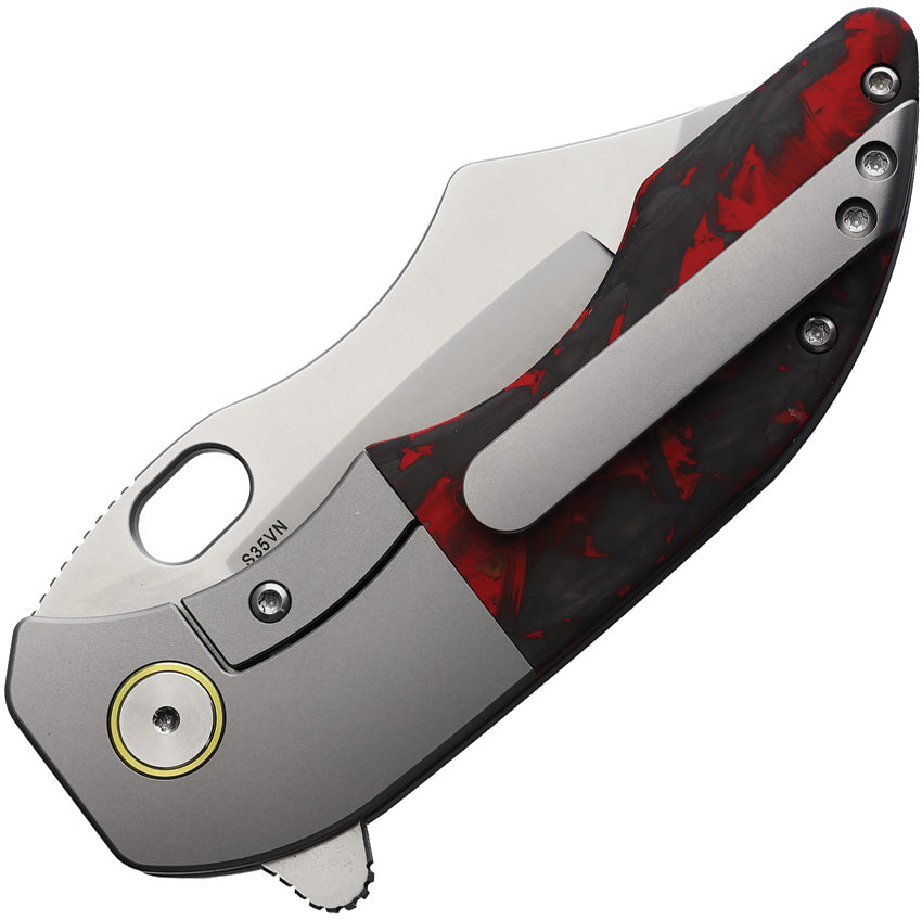 War Pig Framelock RedCF - RH033