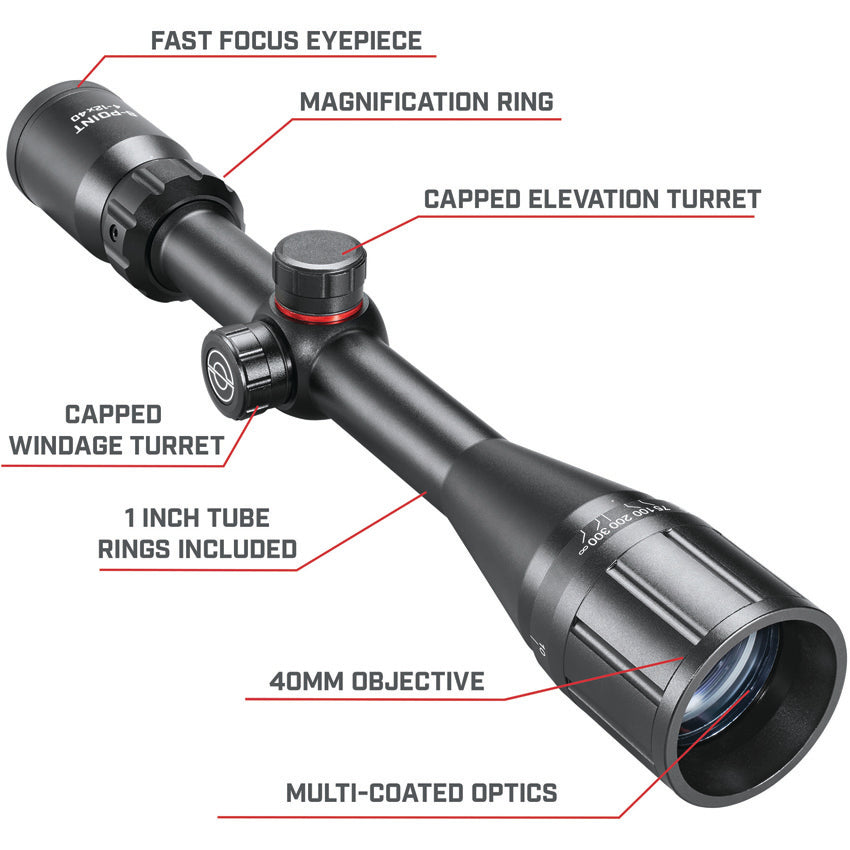 8 Point 4-12x40mm Scope - SIM8P41240