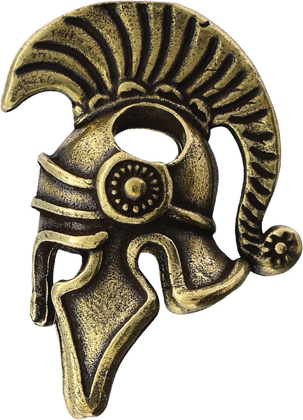 Brass Spartan Helmet Bead - CTBIG092