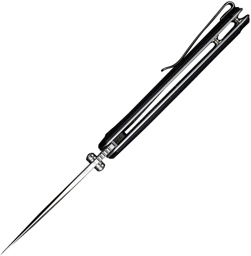 Errant Linerlock Black Micarta - S23054B3