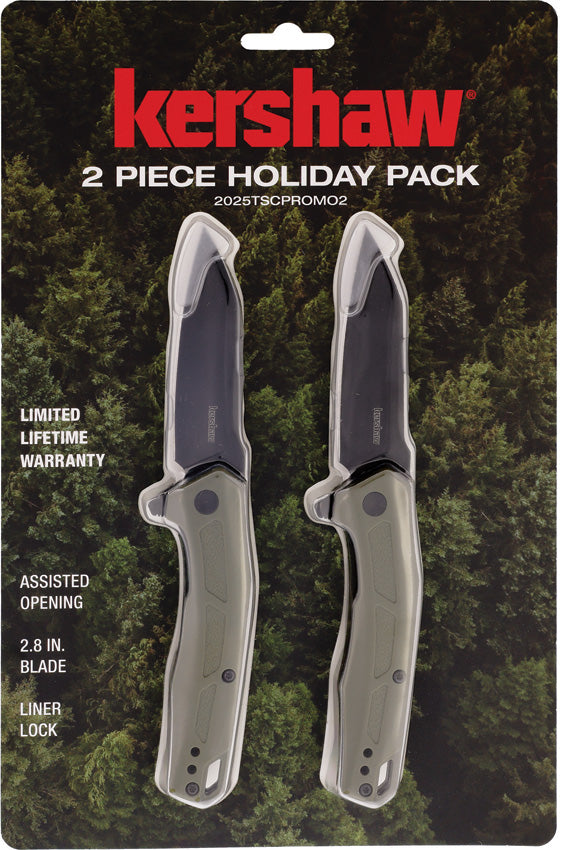 2pc Holiday Pack Linerlock A/O - KS7018