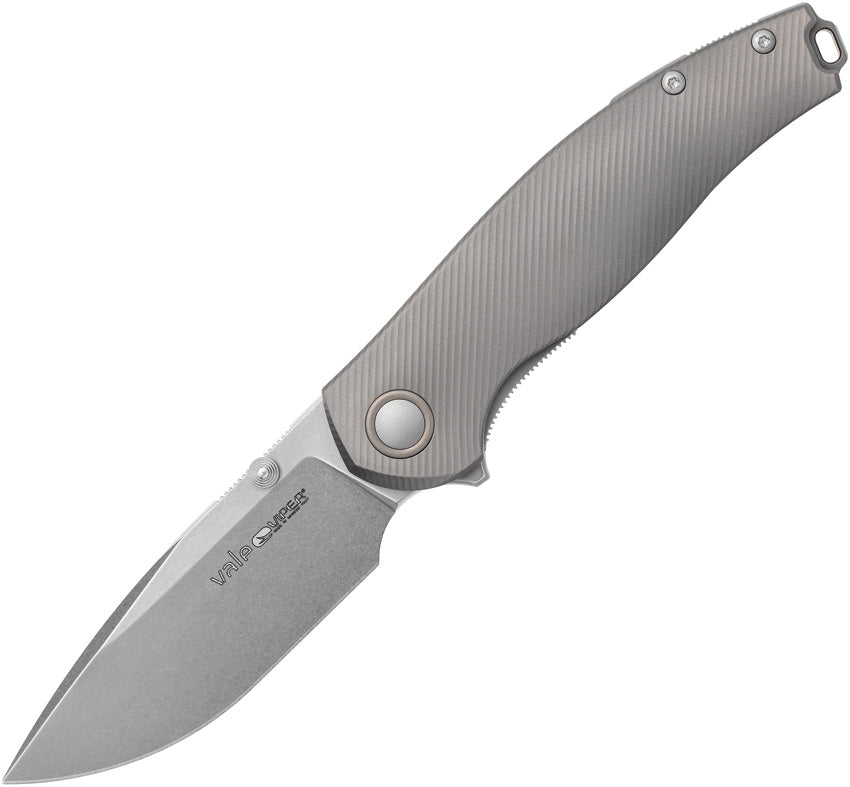 Vale Linerlock Gray Ti - V6006TI
