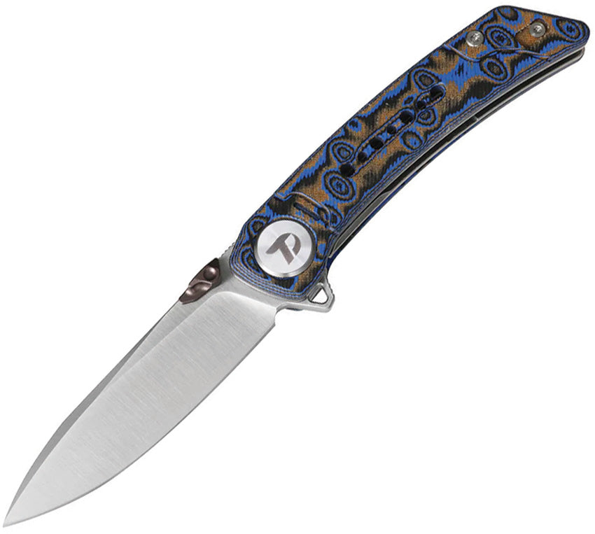 Linerlock Micarta Blue - DTK3610MBL