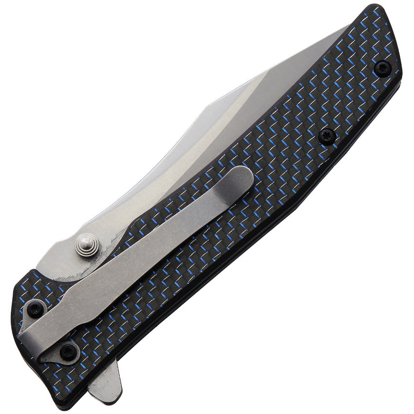 Linerlock Blue G10/CF - RR2082