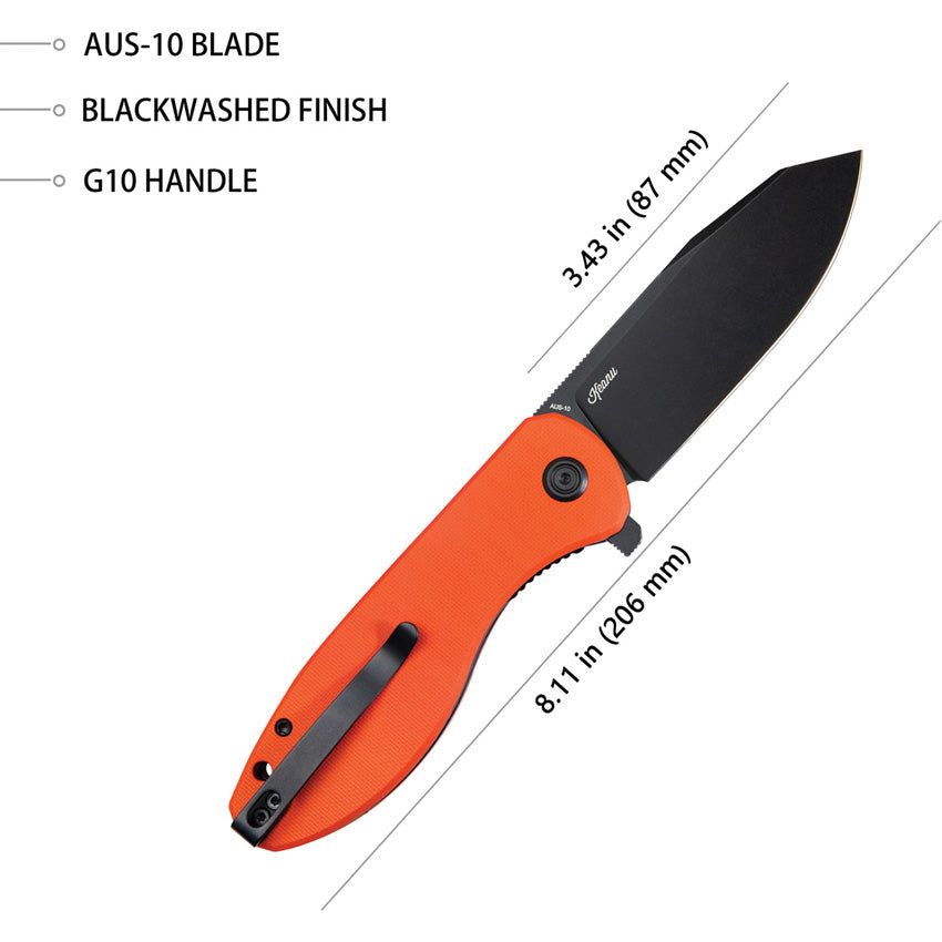 Master Chief Linerlock Orange - KUB358E