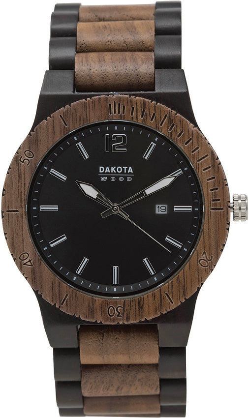 Wood Watch Blk - DK2634