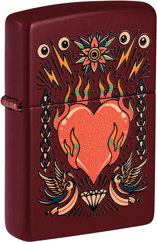 Tattoo Heart Design Lighter - ZO26920