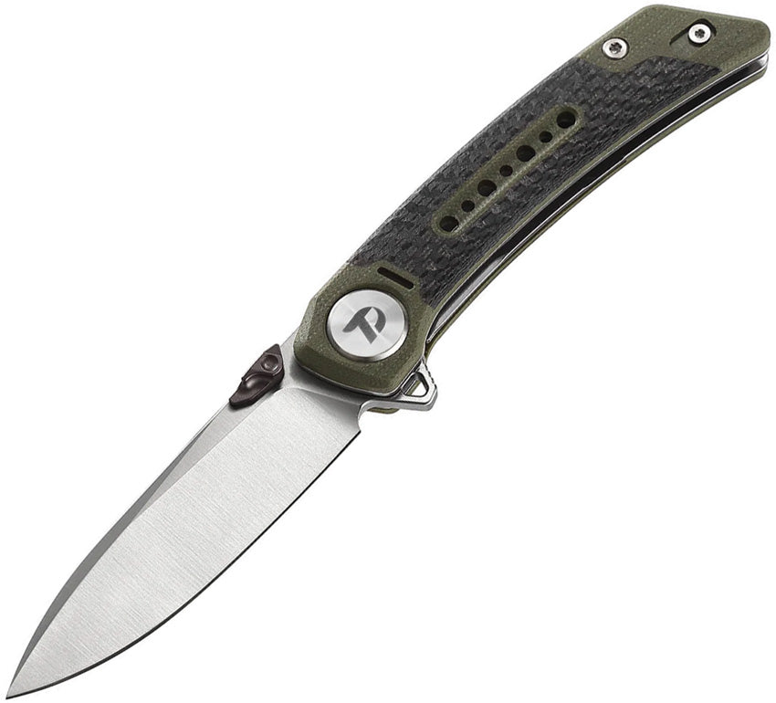 Linerlock CF/G10 Green - DTK3610CGG