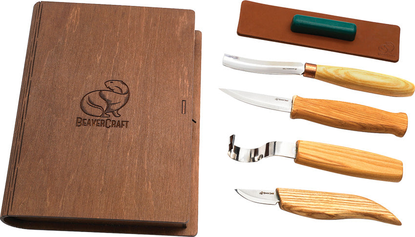 Spoon and Kuksa Carving Set - BVRS43BOOK