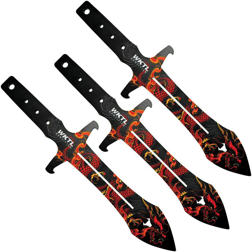 Maximo Throwing Knives Fire - WKTL069